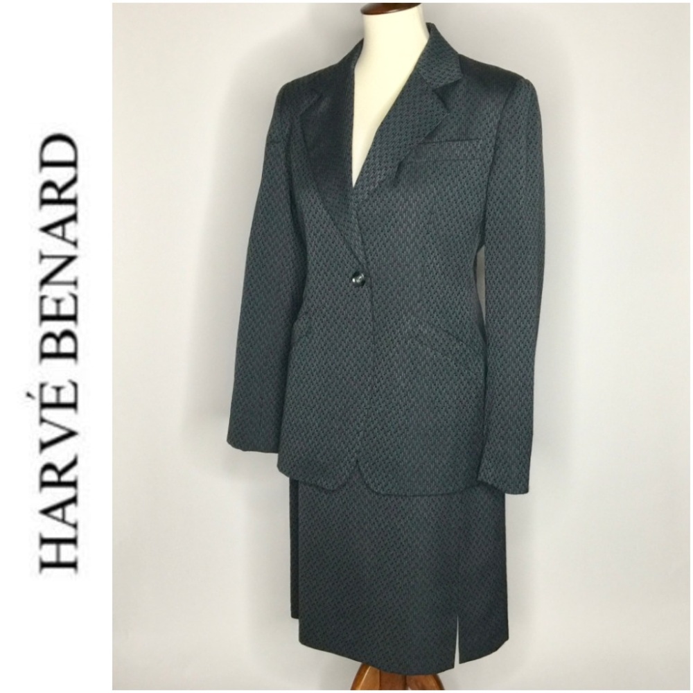 Harve Benard by Benard Holtzman 2 Piece Skirt Suit